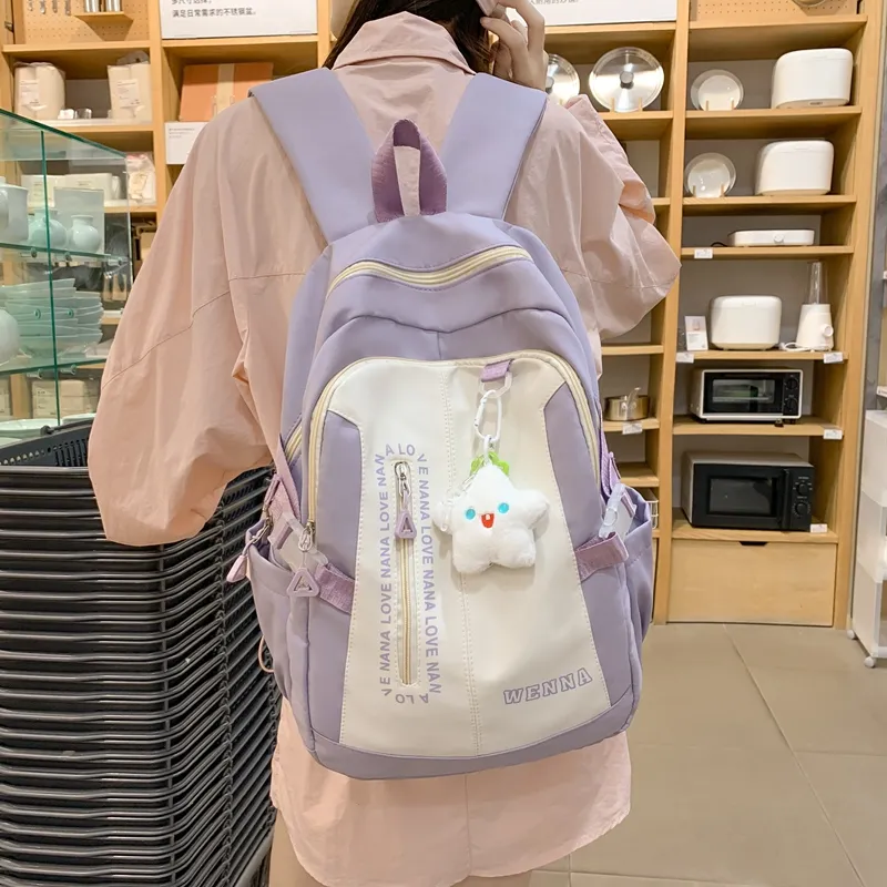Wolfhorse Nylon Backpack Women's Multicolor-14