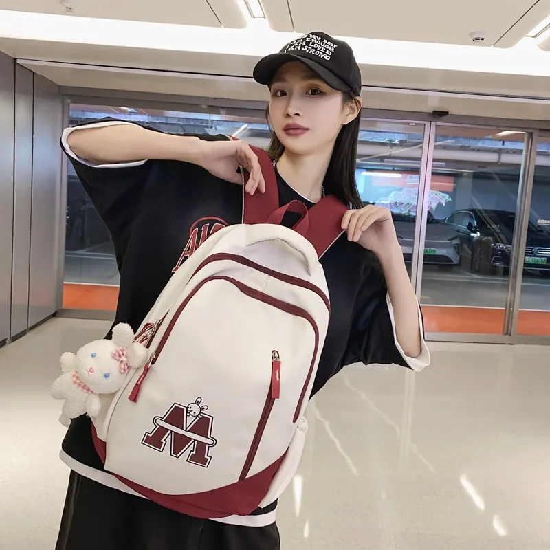 Wolfhorse Nylon Backpack Unisex Multicolor-13