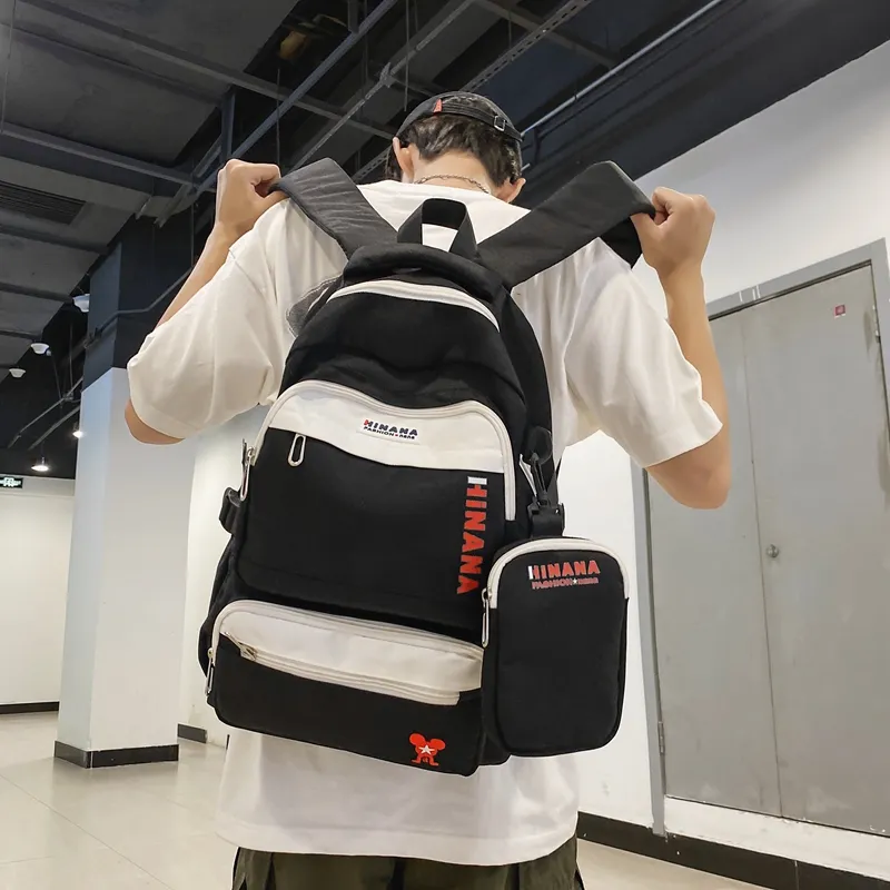 Wolfhorse Nylon Backpack Unisex Multicolor-2