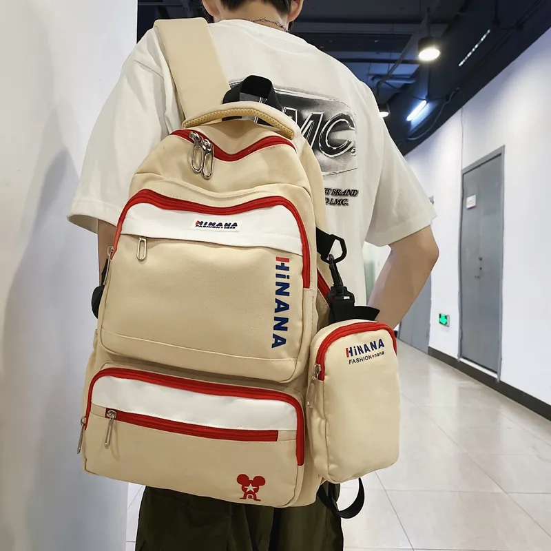 Wolfhorse Nylon Backpack Unisex Multicolor-27
