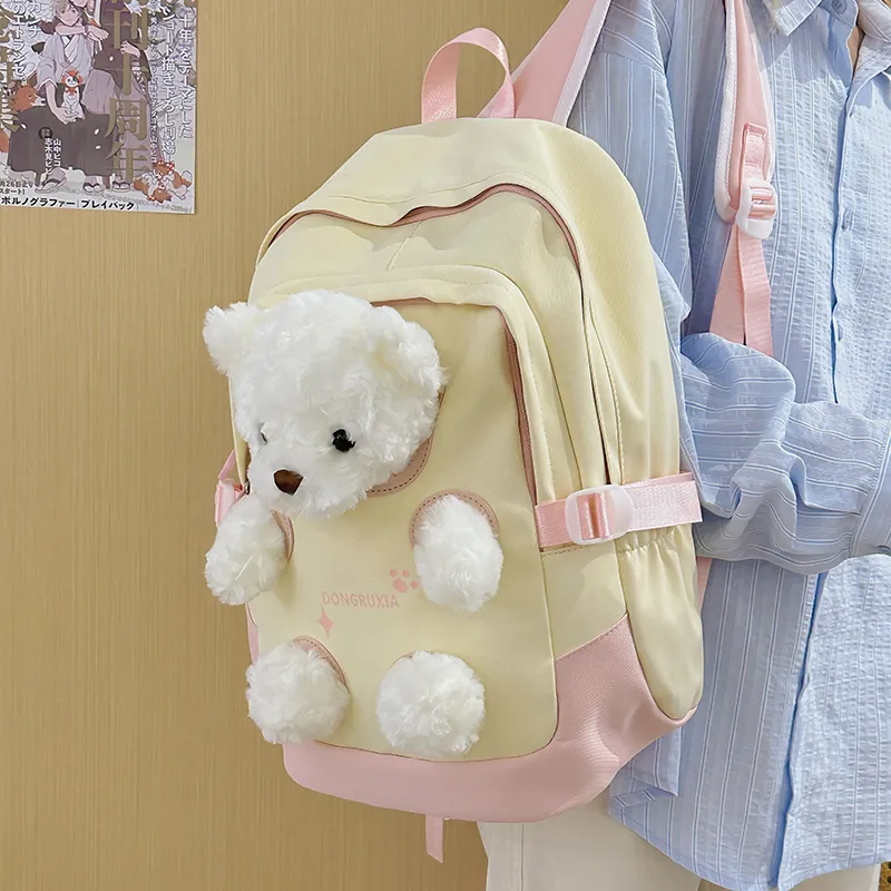 Wolfhorse Nylon Backpack Women's Multicolor-3