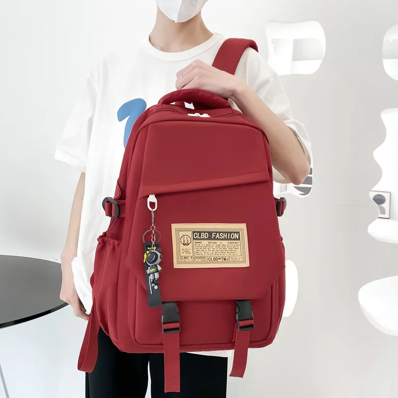 Wolfhorse Nylon Backpack Unisex Multicolor-11