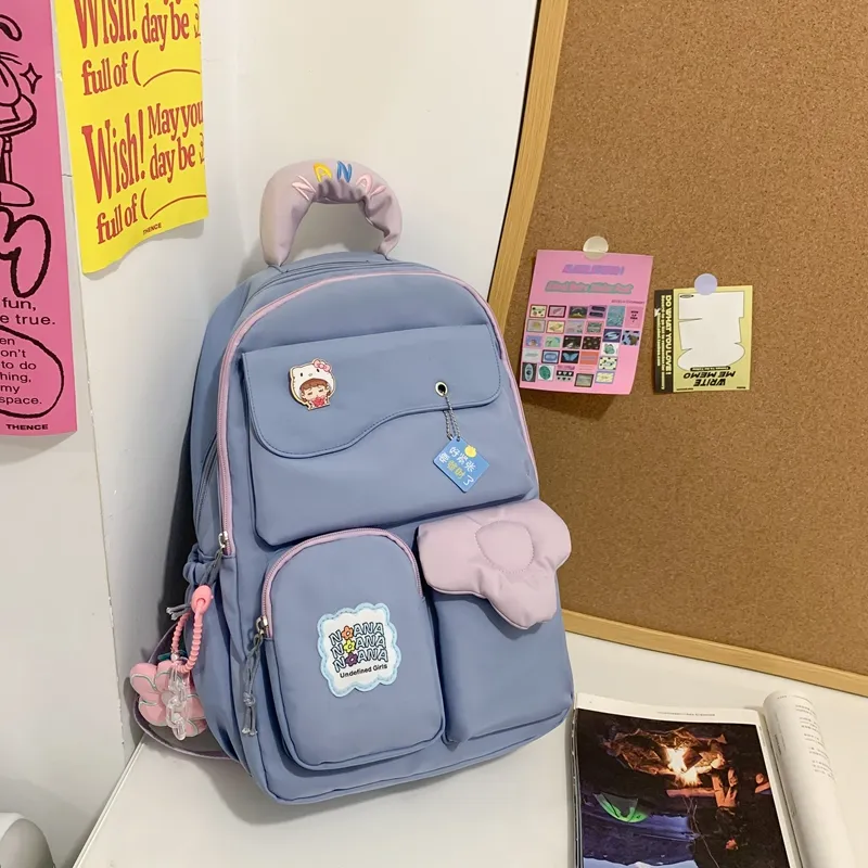 Wolfhorse Nylon Backpack Unisex Multicolor-21