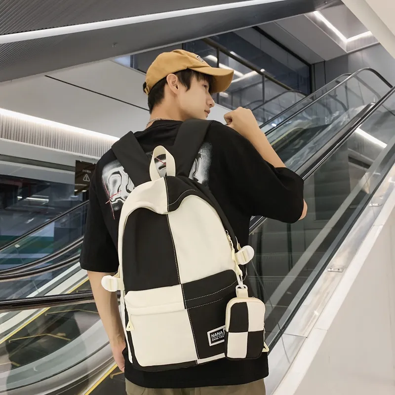 Wolfhorse Nylon Backpack Unisex Multicolor-3