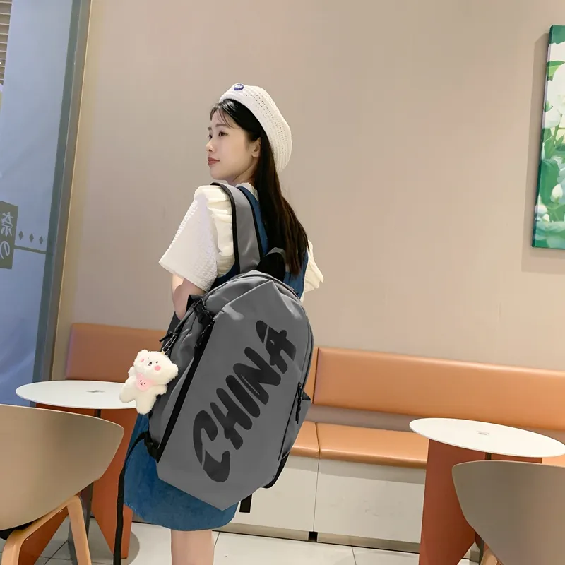 Wolfhorse Nylon Backpack Unisex Multicolor-13