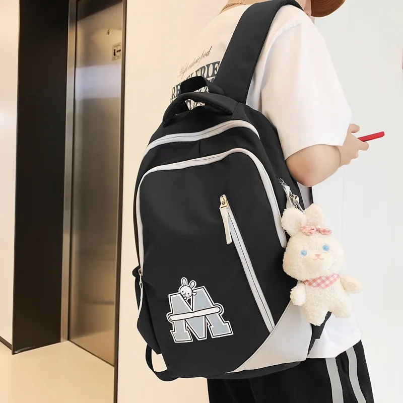 Wolfhorse Nylon Backpack Unisex Multicolor-5