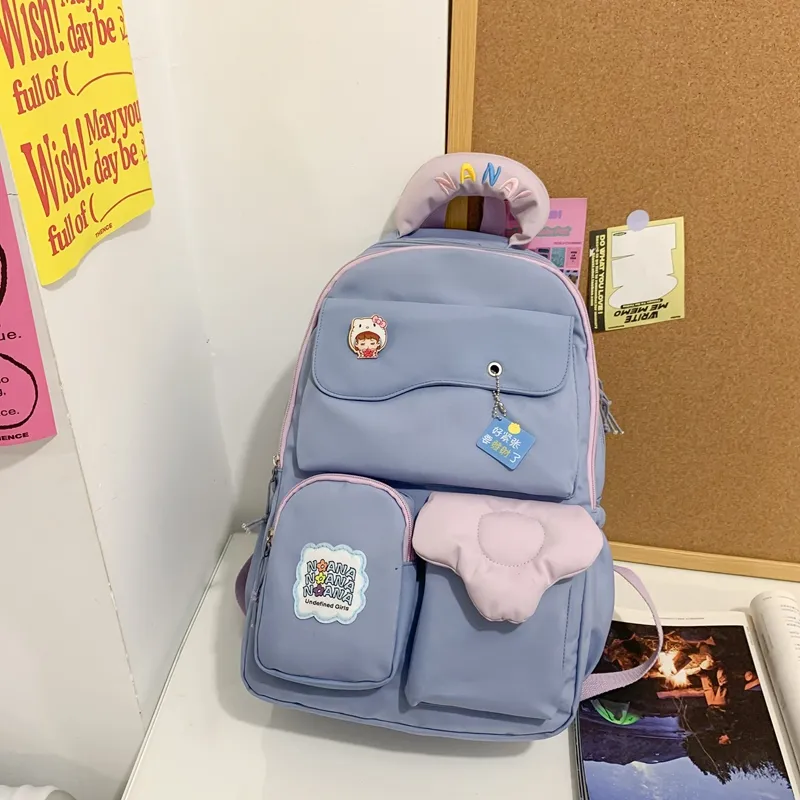 Wolfhorse Nylon Backpack Unisex Multicolor-22