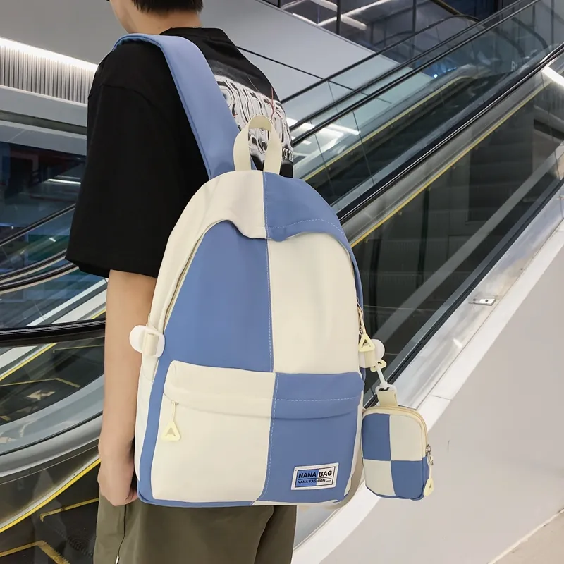 Wolfhorse Nylon Backpack Unisex Multicolor-9