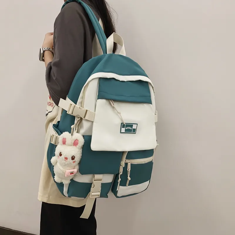 Wolfhorse Nylon Backpack Unisex Multicolor-21