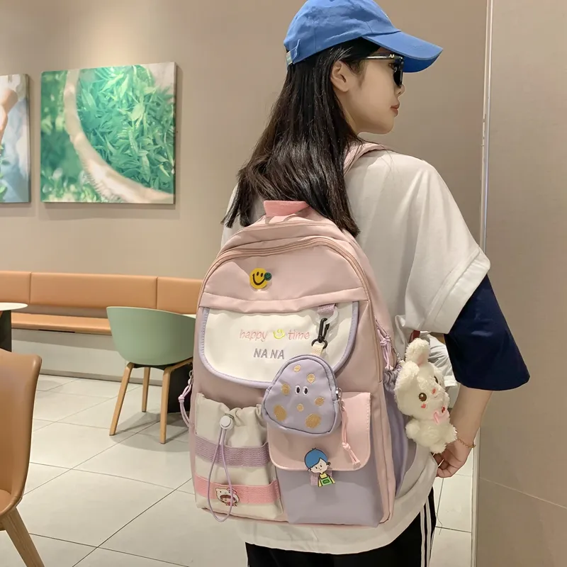 Wolfhorse Nylon Backpack Women's Multicolor-11
