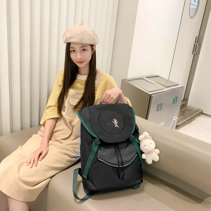 Wolfhorse Nylon Backpack Women's Multicolor-2