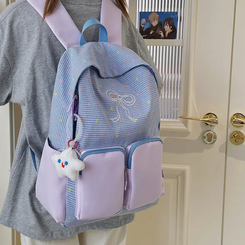 Wolfhorse Nylon Backpack Women's Multicolor-16