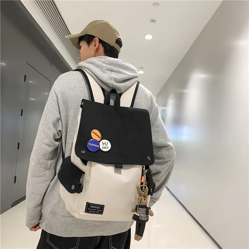Wolfhorse Nylon Backpack Unisex Multicolor-7