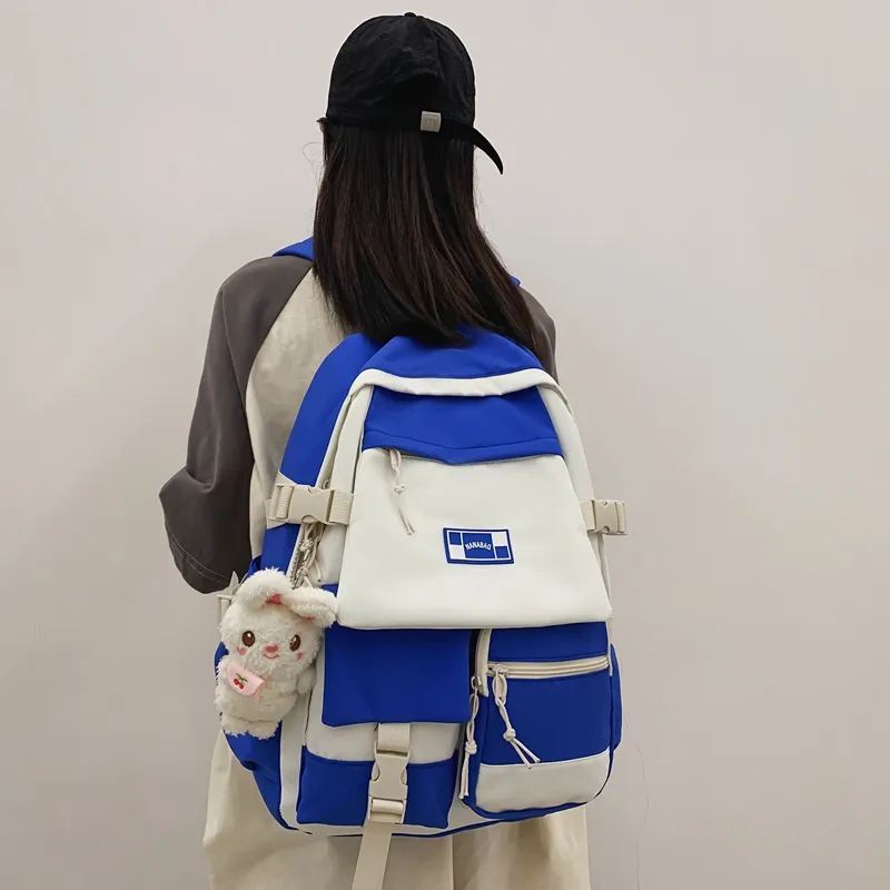 Wolfhorse Nylon Backpack Unisex Multicolor-8