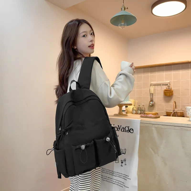 Wolfhorse Nylon Backpack Unisex Multicolor-6