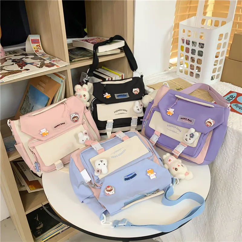 Paulinka Nylon Crossbody Bag, Shoulder Bag Regular Women's Multicolor-17