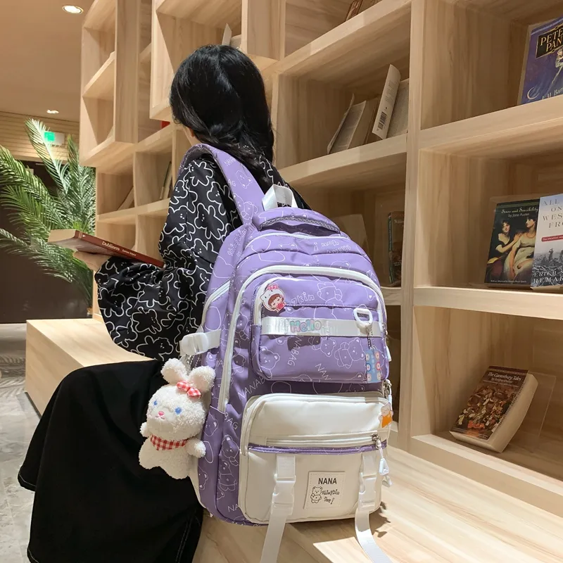 Wolfhorse Nylon Backpack Women's Multicolor-17