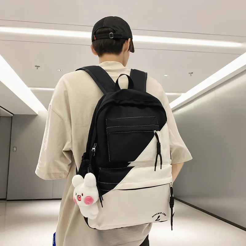 Wolfhorse Nylon Backpack Unisex Multicolor-6