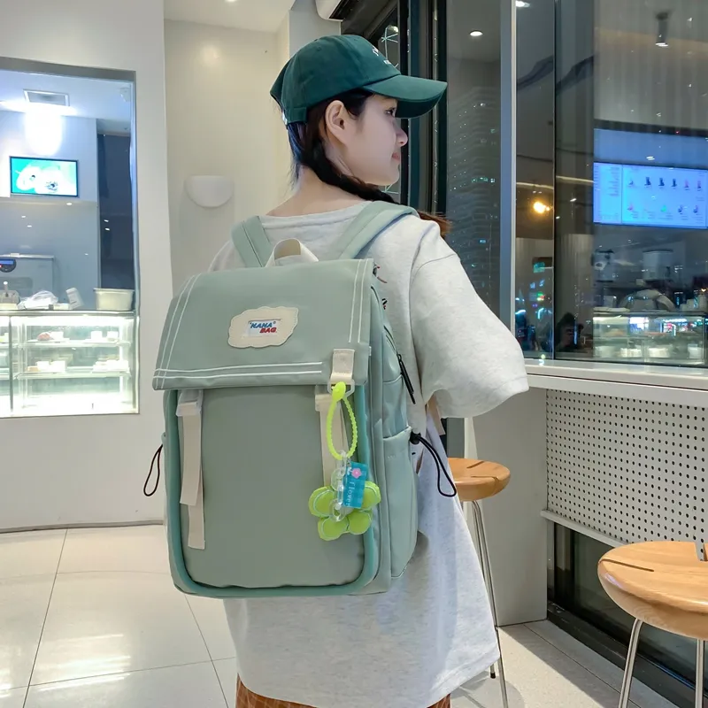 Wolfhorse Nylon Backpack Unisex Multicolor-17