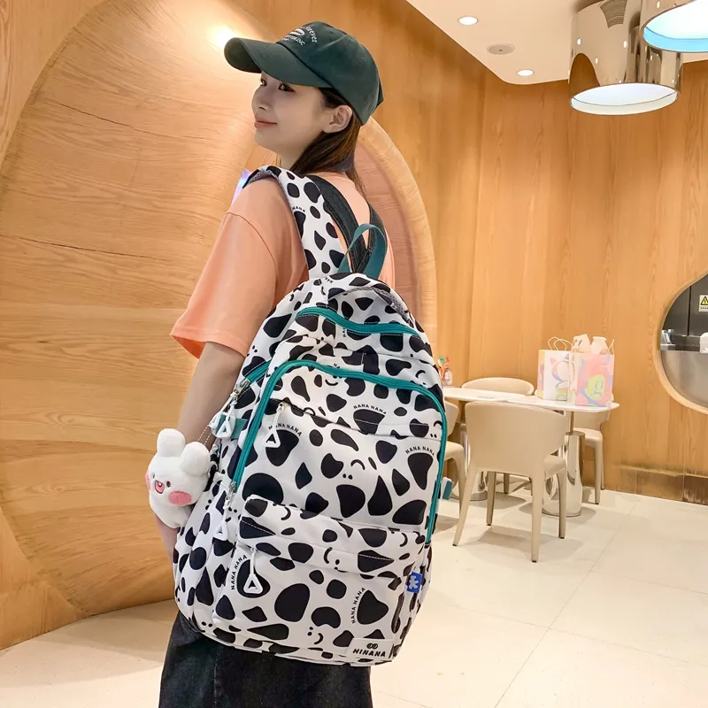 Wolfhorse Nylon Backpack Unisex Multicolor-25