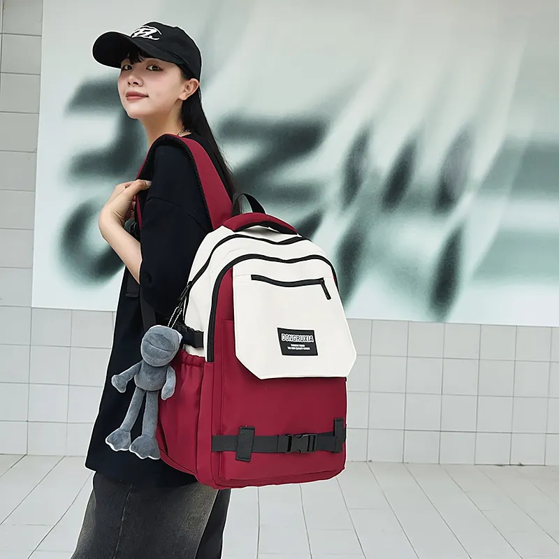 Wolfhorse Nylon Backpack Unisex Multicolor-20