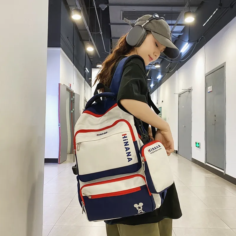 Wolfhorse Nylon Backpack Unisex Multicolor-18