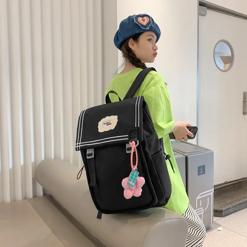 Wolfhorse Nylon Backpack Unisex Multicolor-3