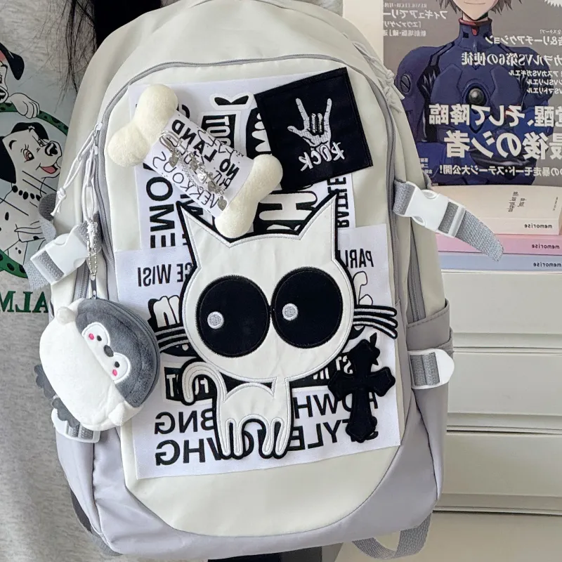 Wolfhorse Oxford Backpack Unisex White-7