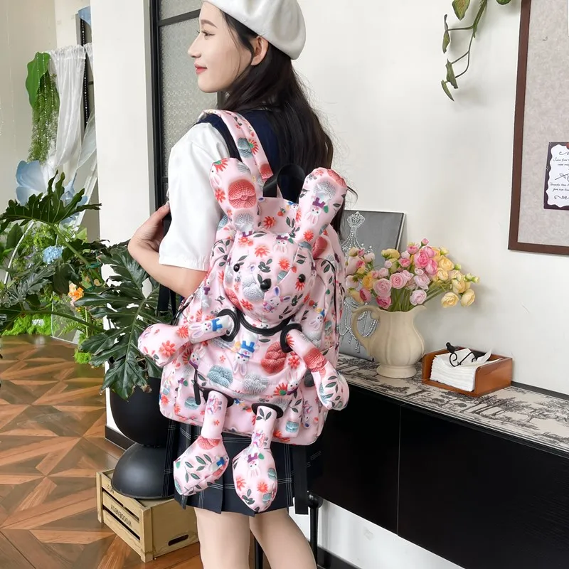 Wolfhorse Nylon Backpack Women's Multicolor-9