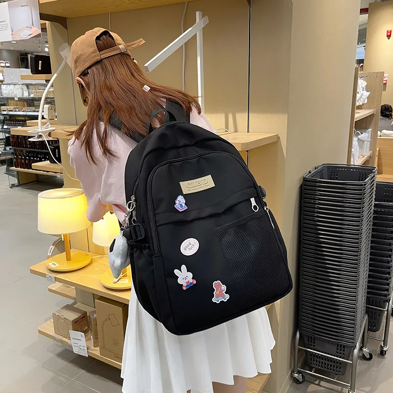 Wolfhorse Nylon Backpack Unisex Multicolor-17