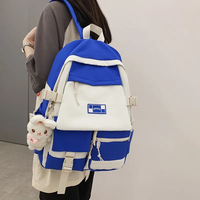Wolfhorse Nylon Backpack Unisex Multicolor-12
