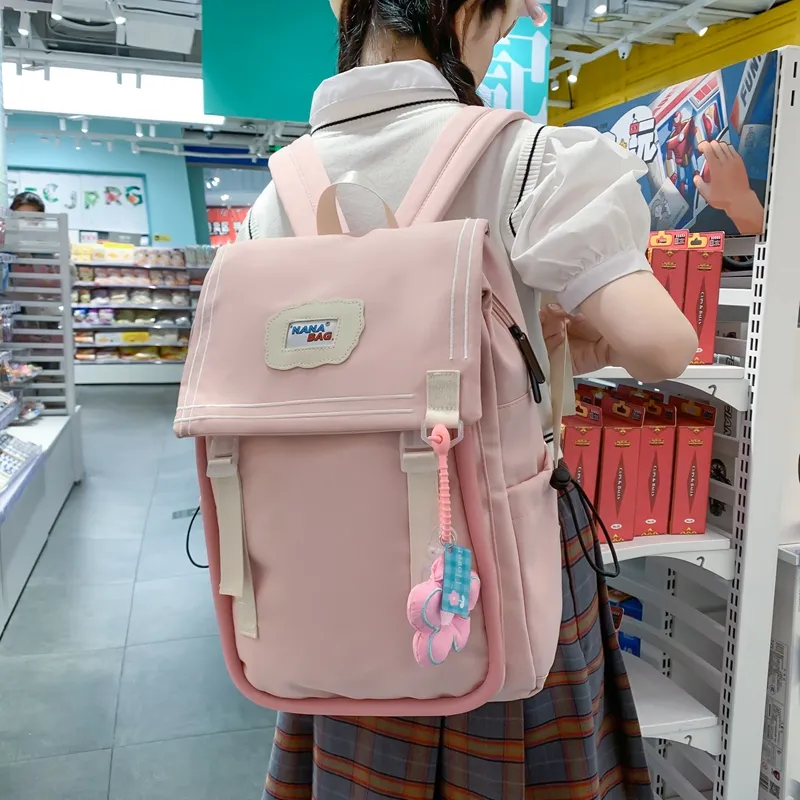 Wolfhorse Nylon Backpack Unisex Multicolor-24