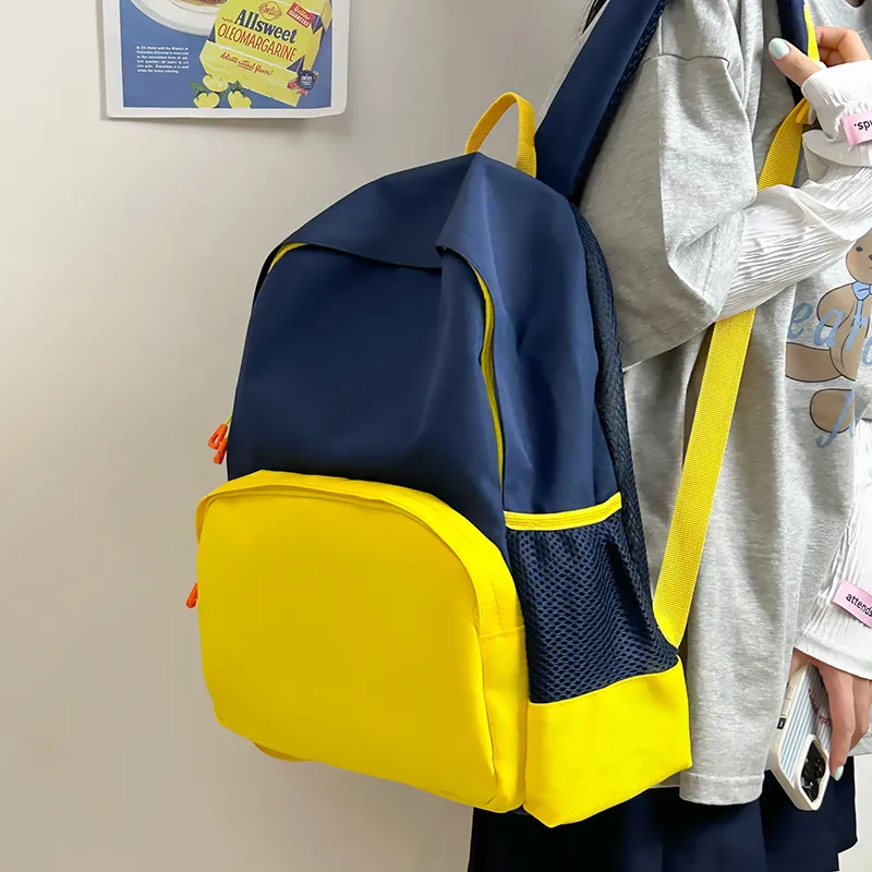 Wolfhorse Nylon Backpack Tubas Unisex Dark Blue/Blue/Pink/Green-24