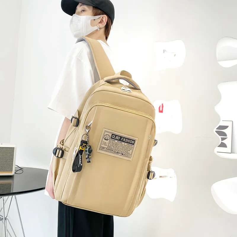 Wolfhorse Nylon Backpack Unisex Multicolor-23