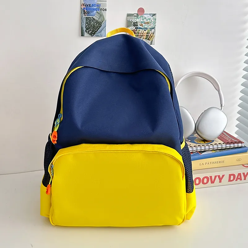Wolfhorse Nylon Backpack Tubas Unisex Dark Blue/Blue/Pink/Green-12