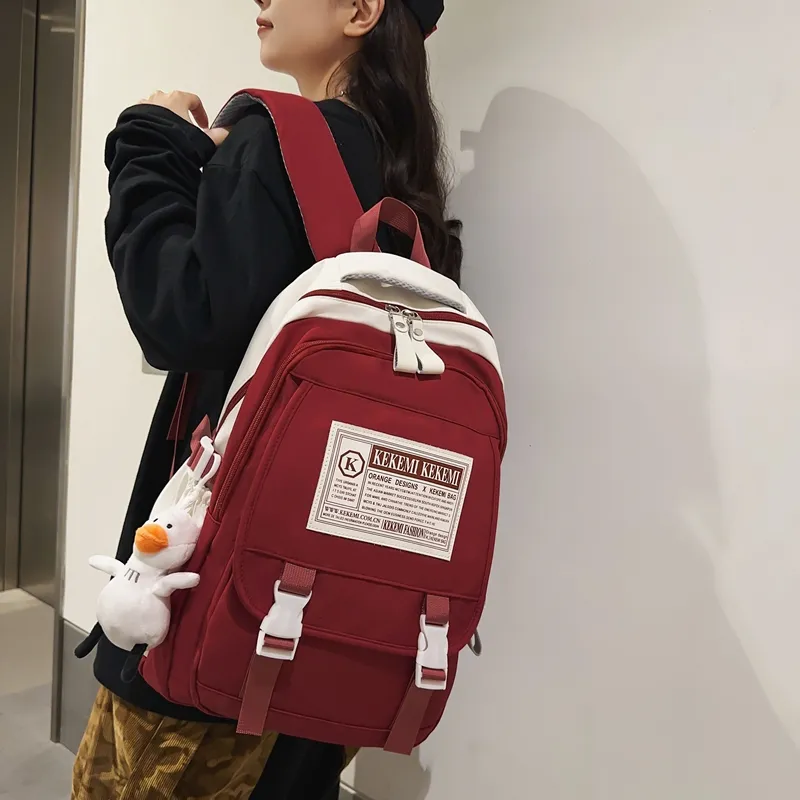 Wolfhorse Nylon Backpack Unisex Multicolor-21