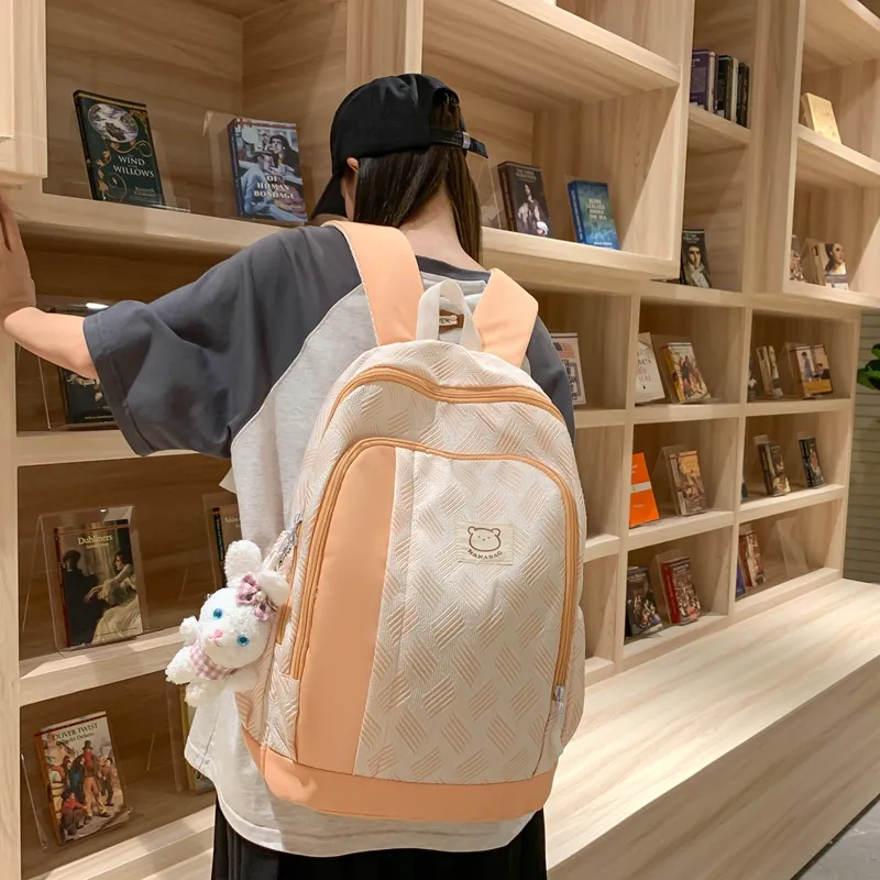Wolfhorse Nylon Backpack Unisex Multicolor-19