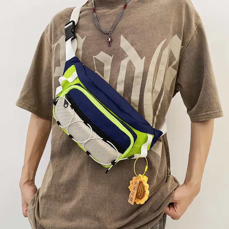 Paulinka Nylon Fanny Pack Unisex Multicolor-19