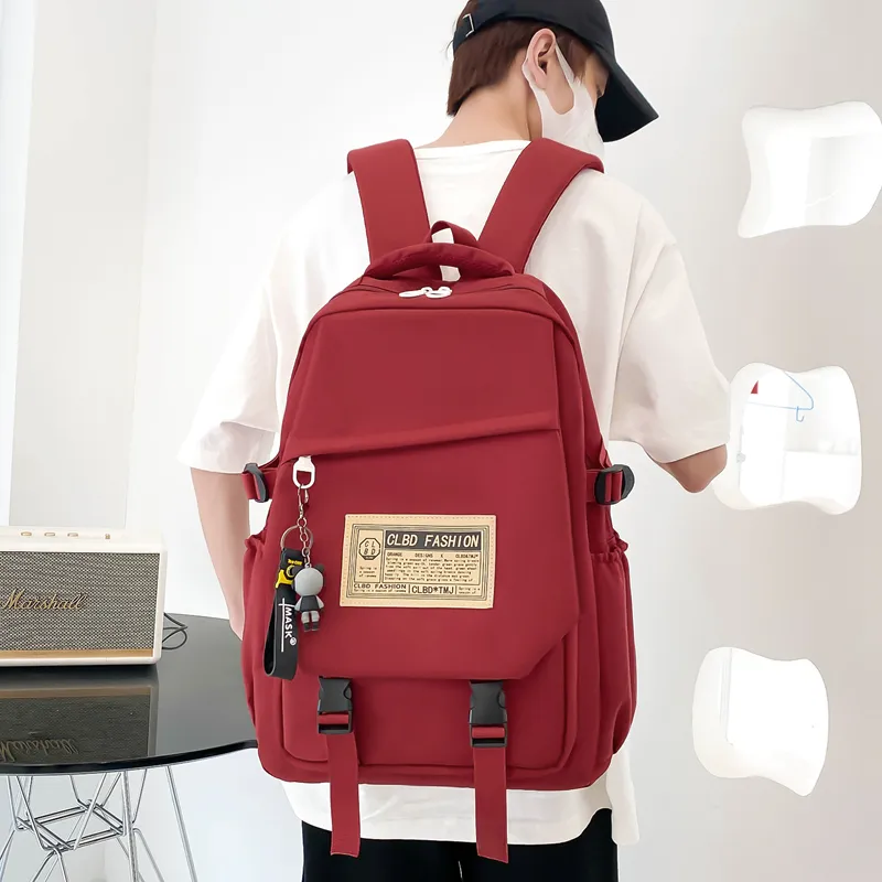 Wolfhorse Nylon Backpack Unisex Multicolor-9
