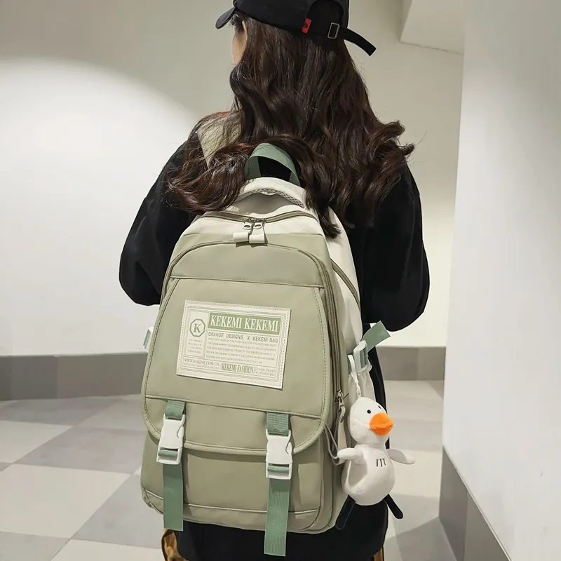 Wolfhorse Nylon Backpack Unisex Multicolor-13