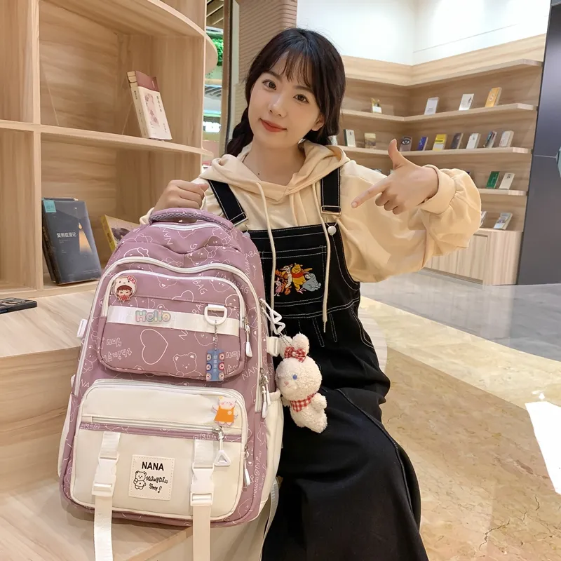Wolfhorse Nylon Backpack Women's Multicolor-29