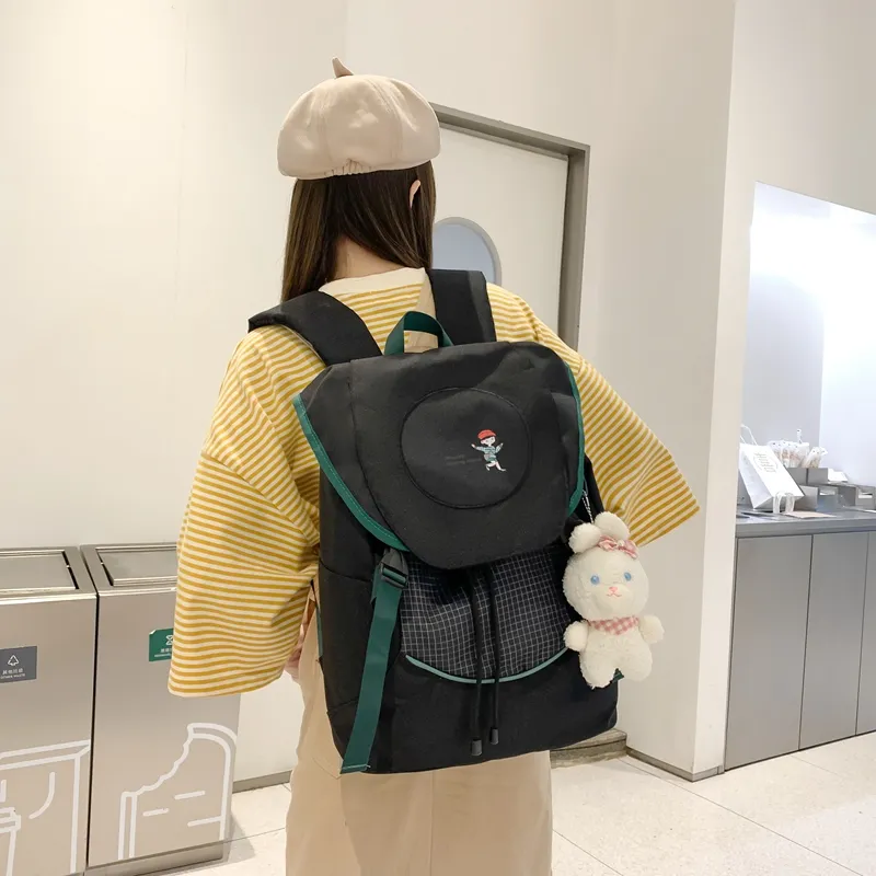 Wolfhorse Nylon Backpack Women's Multicolor-5