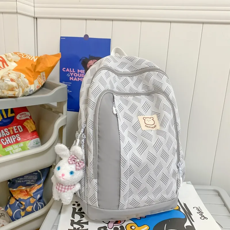 Wolfhorse Nylon Backpack Unisex Multicolor-27