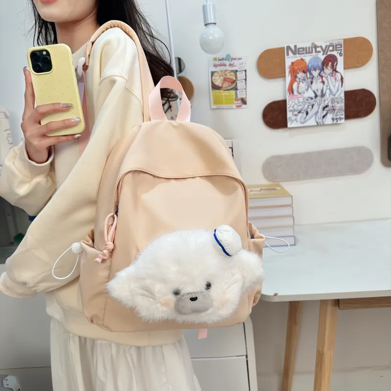 Wolfhorse Nylon Backpack Unisex Multicolor-11