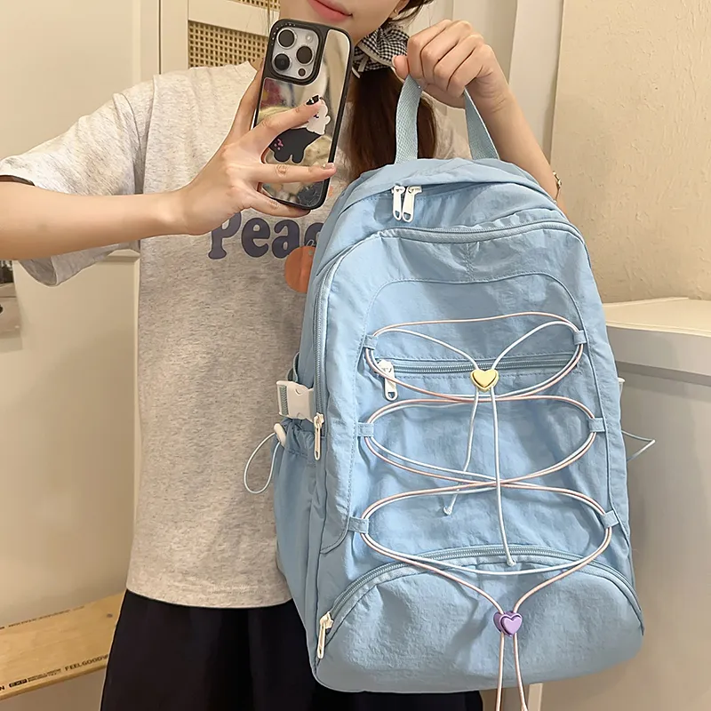 Wolfhorse Nylon Backpack Women's Multicolor-13