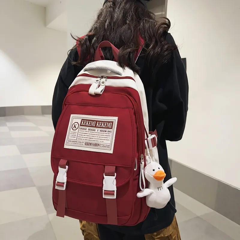 Wolfhorse Nylon Backpack Unisex Multicolor-18