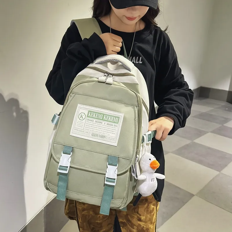 Wolfhorse Nylon Backpack Unisex Multicolor-8