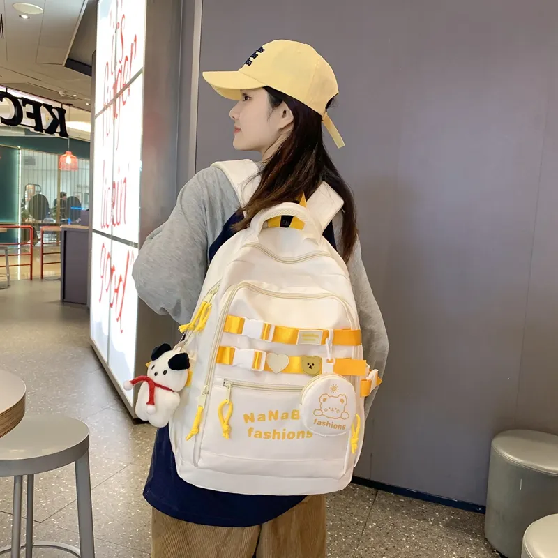 Wolfhorse Nylon Backpack Unisex Multicolor-15
