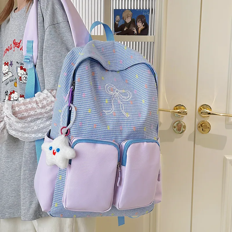 Wolfhorse Nylon Backpack Women's Multicolor-14
