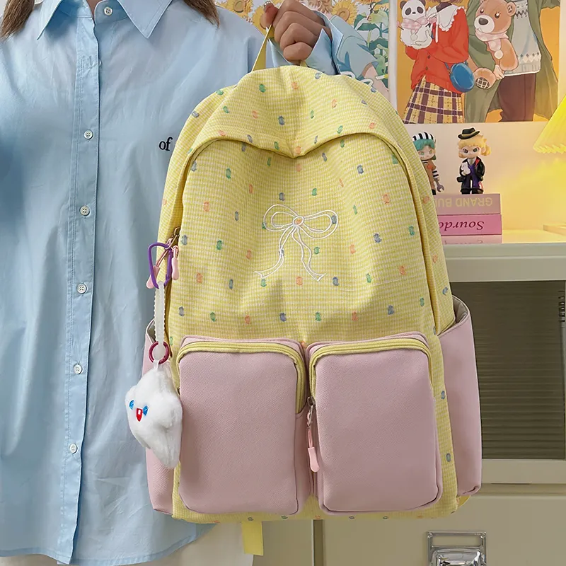 Wolfhorse Nylon Backpack Women's Multicolor-6